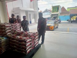 Cek Stabilitas Harga, Unit Patroli Sat Samapta Polres Rembang Sambangi Toko Beras