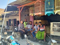 Siang Hari, Anggota Polsek Sale Silaturahmi Ke Warga Sambil Berikan Himbauan Kamtibmas