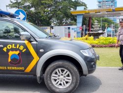 Personil Polsek Sluke Giat Patroli Mobile Di Obvit PLTU Rembang