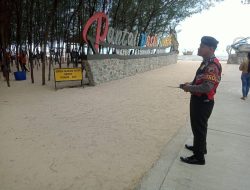 Obvit Wisata Pantai Wates Jadi Sasaran Sat Samapta Polres Rembang