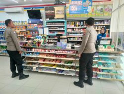 Antisipasi 3C Jajaran Polsek Kragan Sambang Minimarket di Wilkumnya