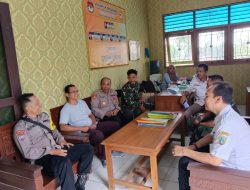 Ajak Unsur 3 Pilar, Kapolsek Bulu Rutin Koordinasi Dengan Sekretaruat PPK & Panwaslu Kecamatan