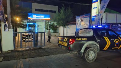 Jelang Malam Pergantian Tahun, Patroli Polsek Kragan Galakan Patroli Perbankan Dinihari