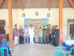 Wakili Kapolsek, Kanit Binmas Polsek Pancur Hadiri Pelantikan Perangkat Desa Kalitengah