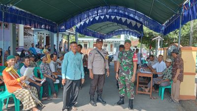 Polsek & Koramil Rembang Kota Pantau 719 Orang Warga Penerima Sertifikat Tanah Progam Nasional (PTSL)