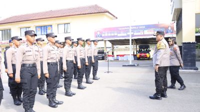 Kapolres Rembang Berikan Arahan Kepada Bintara Remaja Angkatan 50