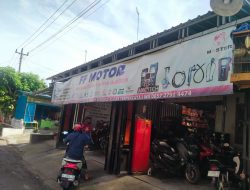 Polsek Rembang Kota Sosialisasi Larangan Knalpot Brong di Toko FF Motor Leteh