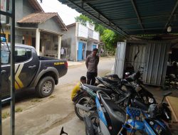 Polsek Pancur Sosialisasi Larangan Knalpot Brong di Bengkel Sepeda Motor Desa Pandan