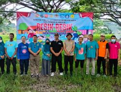 Polsek Rembang Kota Bersama Forkopincam dan Elemen Masyarakat Kerja Bakti di Desa Sumberjo