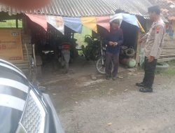 Polsek Pancur Sosialisasi Larangan Knalpot Tidak Sesuai Spesifikasi Teknis di Bengkel Desa Punggurharjo