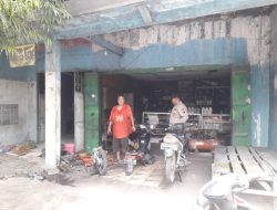 Polsek Lasem Sosialisasi Larangan Knalpot Tidak Sesuai Spesifikasi Teknis di Bengkel Teksu Motor Desa Babagan