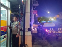 Rutinitas Patroli BLP Dinihari Polsek Kragan ke Mesin ATM Hindari Kejahatan Pembobolan