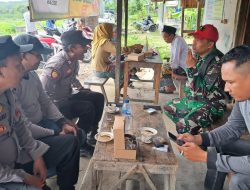 Patroli Sinergitas Tiga Pilar Jaga Kamtibmas di Kecamatan Sedan Menjelang Pemilu 2024