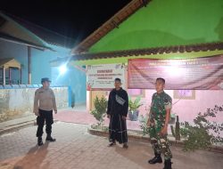 Patroli Sinergitas Tiga Pilar Jaga Kamtibmas di Kecamatan Sale Menjelang Pemilu 2024