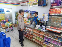 Cegah Kejahatan di Bulan Ramadhan, Polsek Sarang Intensifkan Patroli Sambang Pertokoan & Minimarket