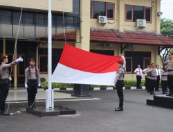 Pupuk Sikap Patriotisme, Polres Rembang Gelar Upacara Hari Kesadaran Nasional Tahun 2024