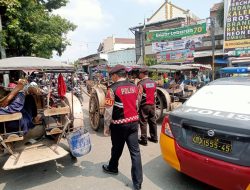 Patroli BLP ke Pasar Induk Saat Ramadhan, Sat Samapta Ciptakan Kamtibmas yang Kondusif