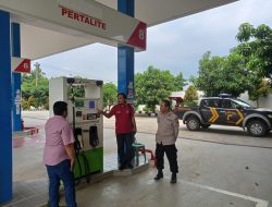 Polsek Sulang Pastikan Alat Ukur BBM SPBU di Wilayah Rembang Aman dan Sesuai Standar