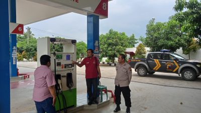 Polsek Sulang Pastikan Alat Ukur BBM SPBU di Wilayah Rembang Aman dan Sesuai Standar