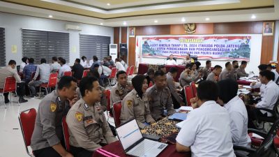 Audit Kinerja Tahap I TA. 2024 Aspek Perencanaan & Pengorganisasian, Tim Dari Itwasda Polda Jateng Kunjungi Polres Rembang