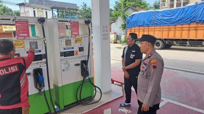 Polsek Sedan Pastikan Alat Ukur BBM SPBU di Wilayah Rembang Aman dan Sesuai Standar
