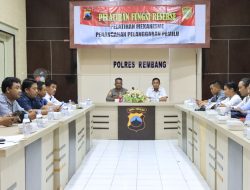 Bahas Mekanisme Penanganan Pelanggaran Pemilu, Polres Rembang Gelar Pelatihan Fungsi Teknis Bidang Reskrim