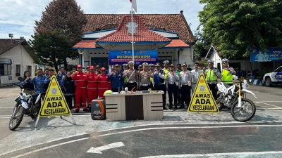 Jelang Nataru, Sat Lantas Polres Rembang Gelar Apel Kesiapan Satgas Quick Respon