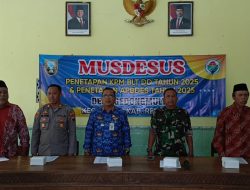 Kapolsek Lasem Turut Hadir Dalam Musdes Penetapan APBDes Tahun 2025 Desa Gedongmulyo