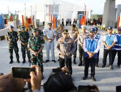 Kapolri Tinjau Gerbang Tol Prambanan Klaten, Cek Kesiapan Tol Fungsional Jelang Nataru