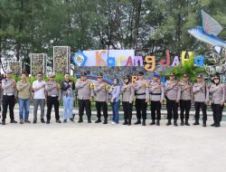 Kapolres Rembang Bersama Sejumlah PJU Mengecek & Memantau Obyek Wisata Pantai Wates & Pantai Karangjahe