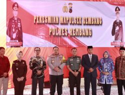 Kapolres Rembang Resmikan Gedung Baru Mapolsek Rembang Kota