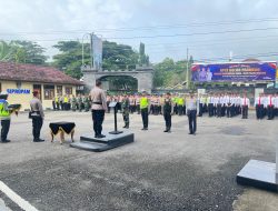 Apel Gelar Pasukan Polres Rembang Pagi Ini, Tandai Mulainya Ops Keselamatan Candi 2025