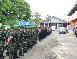 Polres Rembang Gelar Apel Pengamanan Pertandingan Sepak Bola Liga 4 Zona Jateng Antara PSIR Rembang VS Persipur Purwodadi