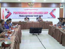 Tunjang Kinerja Satuan, Polres Rembang Gelar Penyusunan & Evaluasi LKIP TA 2024