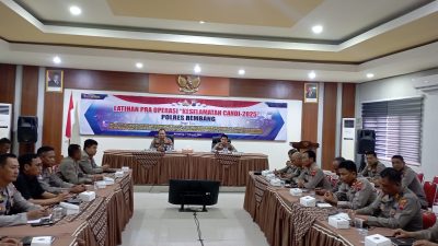 Kapolres Rembang Buka Latpraops Keselamatan Candi 2025