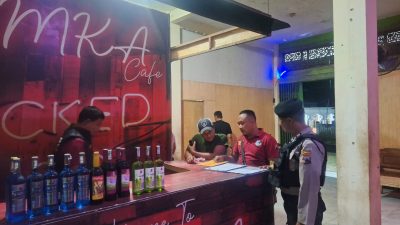 Jelang Bulan Ramadhan, Polres Rembang Gelar KRYD Razia Minuman Keras