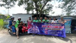 Satlantas Polres Rembang Sosialisasi Safety Riding dengan Komunitas Ojek Online