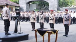 Kapolres Rembang Pimpin Serah Terima Pejabat Polres Rembang, Jabatan Kasat Reskrim & Kasat Lantas Berganti