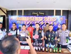 Cipta Kondisi Jelang Idul Fitri, Jajaran Polres Rembang Berhasil Ungkap 6 Kasus & Ratusan Penindakan Di Kurun Waktu 1 Bulan terakhir