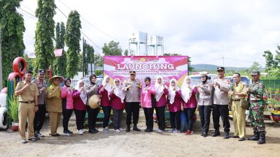 Kapolres Rembang Hadiri Launching Penguatan Progam Pekarangan Pangan Lestari (P2L) di Sluke Rembang