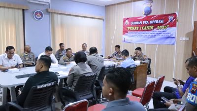 Cipta Kondisi Ramadhan Khidmat, Polres Rembang Gelar Latpraops Pekat Candi 2025