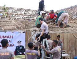 Progam Bedah Rumah Polres Rembang Hari Ini Di Mulai, Kapolres Rembang Pantau Langsung