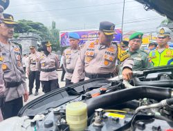 Kapolres Rembang Cek Langsung Kesiapan Kendaran Dinas (Randis) Dalam Rangka Ops Keselamatan Candi 2025