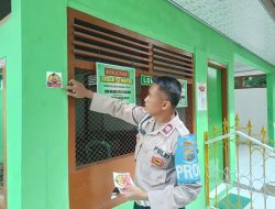 Di Pertengahan Bulan Ramadhan, Polsek Bulu Polres Rembang Sosialisasikan Mudik Aman, Keluarga Nyaman