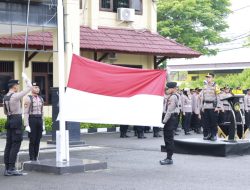 Wakapolres Rembang Pimpin Upacara Hari Kesadaran Nasional (HKN) di Bulan Ramadhan