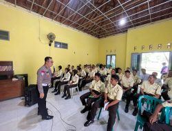 Satlantas Polres Rembang Isi Materi Pelayanan Prima Bagi Peserta Pendidikan Satpam Gada Pratama