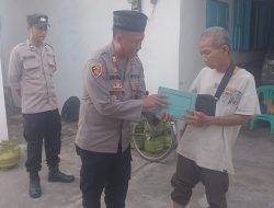 Polres Rembang Berikan Santunan Kepada Korban Pencurian Tabung Gas di Lasem yang Viral di Medsos