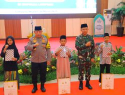 Perkuat Silaturahmi, Kapolri-Panglima TNI Hadiri Safari Ramadhan di Polda Lampung
