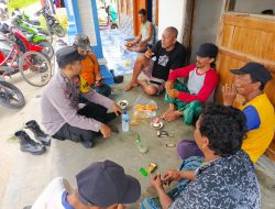 Sambang Tatap Muka Bhabinkamtibmas Polsek Sarang Ciptakan Kamtibmas Kondusif Di Desa Binaan