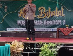 Kapolsek Kragan Turut Hadiri Acara Halal Bihalal Di Kantor Puskesmas Kragan 1